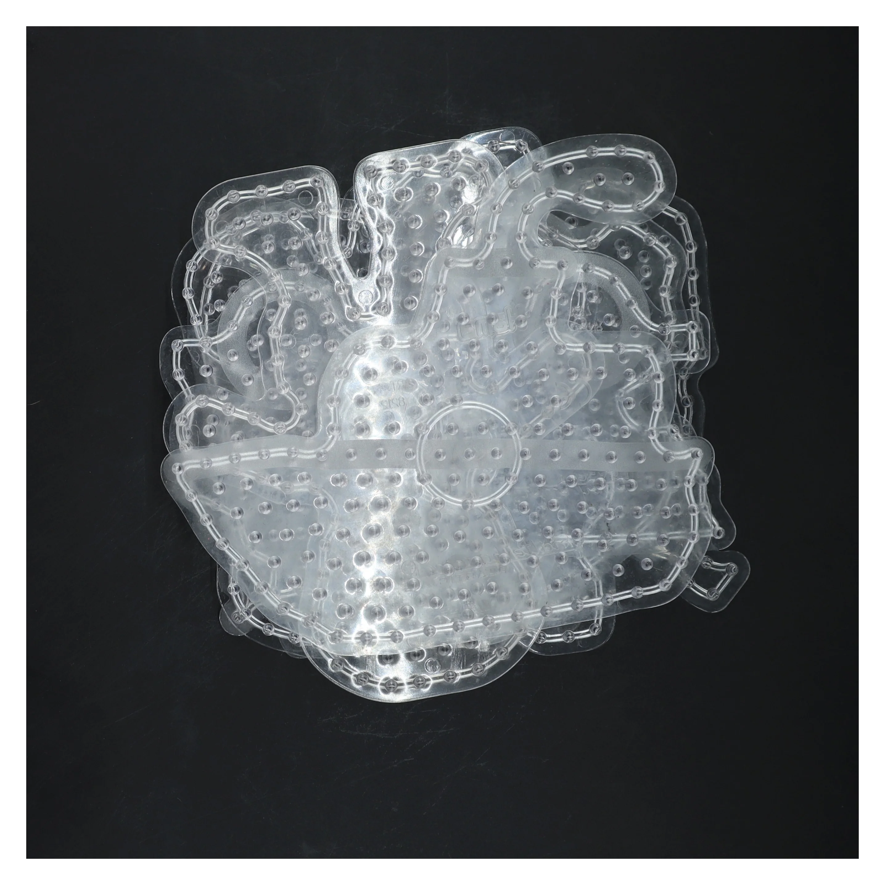 Transparent perleplader fra Hama (str. 6 styk, ø ca. 20 cm)