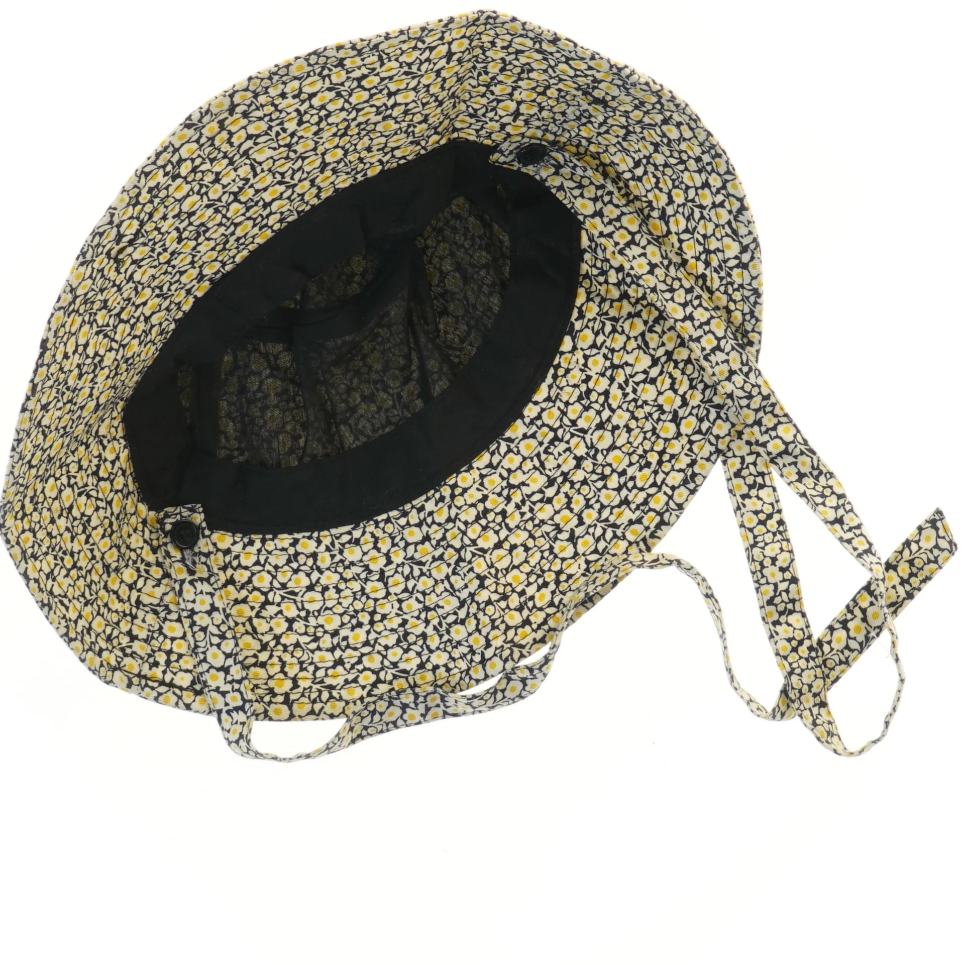 Sommerhat med blomsterprint voksen (str.  38x25,5 cm)