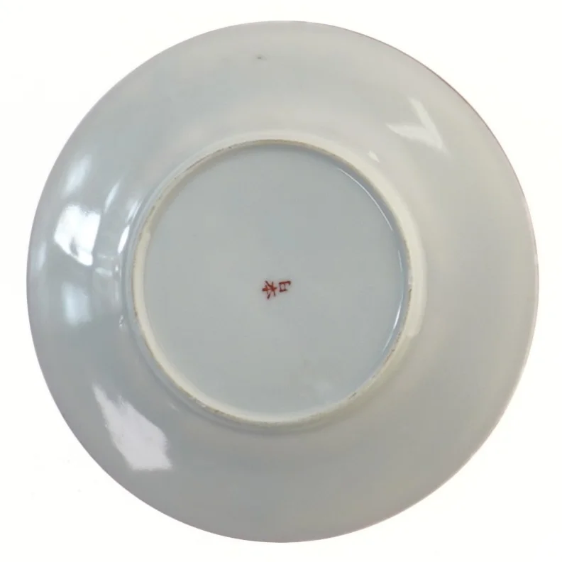 Dekorative tallerkener med orientalsk motiv (str. Ø 15,5 cm)