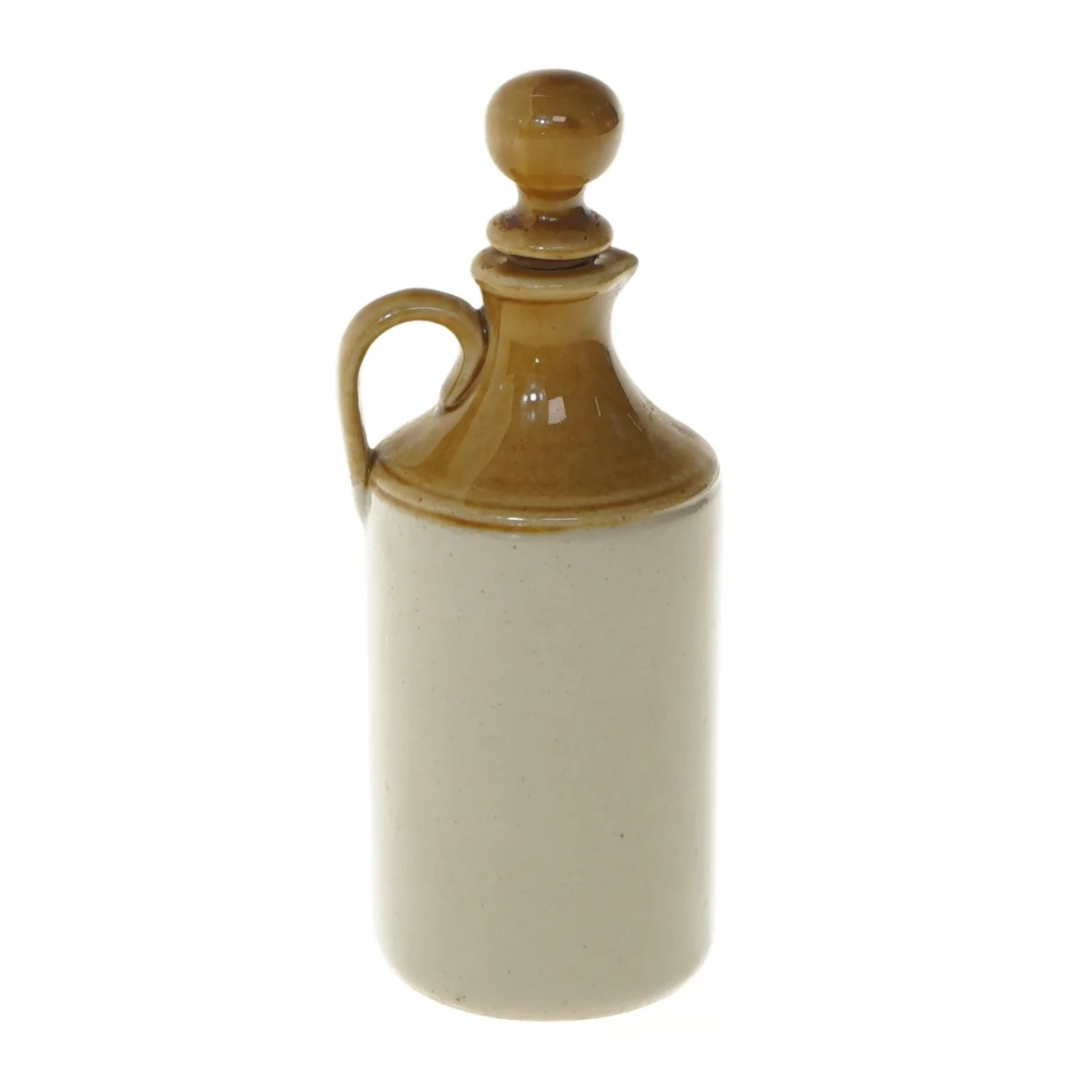 Keramikflaske med låg (str. 16 cm)