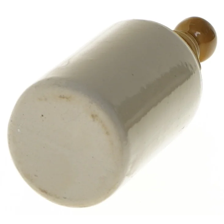 Keramikflaske med låg (str. 16 cm)