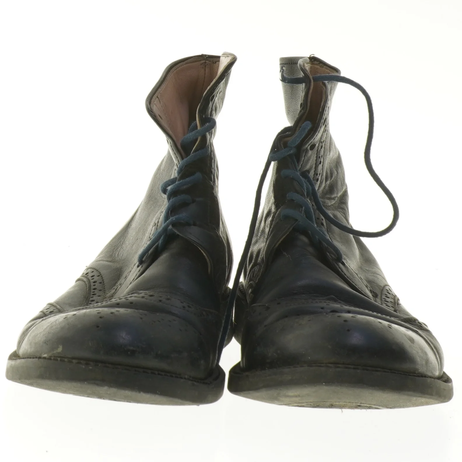 Læderstøvler med snøre (str. 39 )