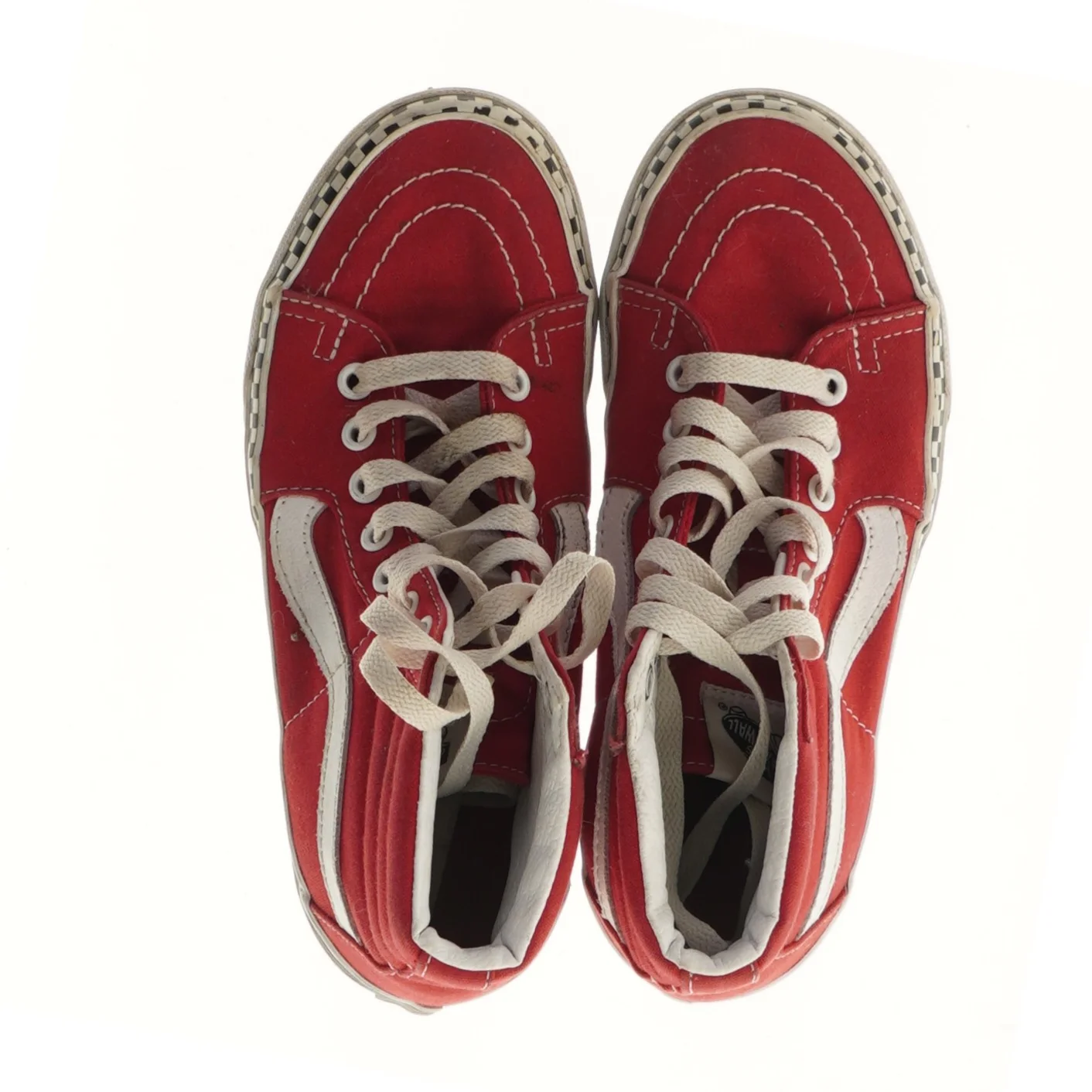 Røde Vans højtop sneakers fra Vans (str. 36 )