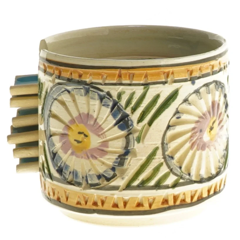 Kuvert skåle, håndmalede (str. 8 cm)