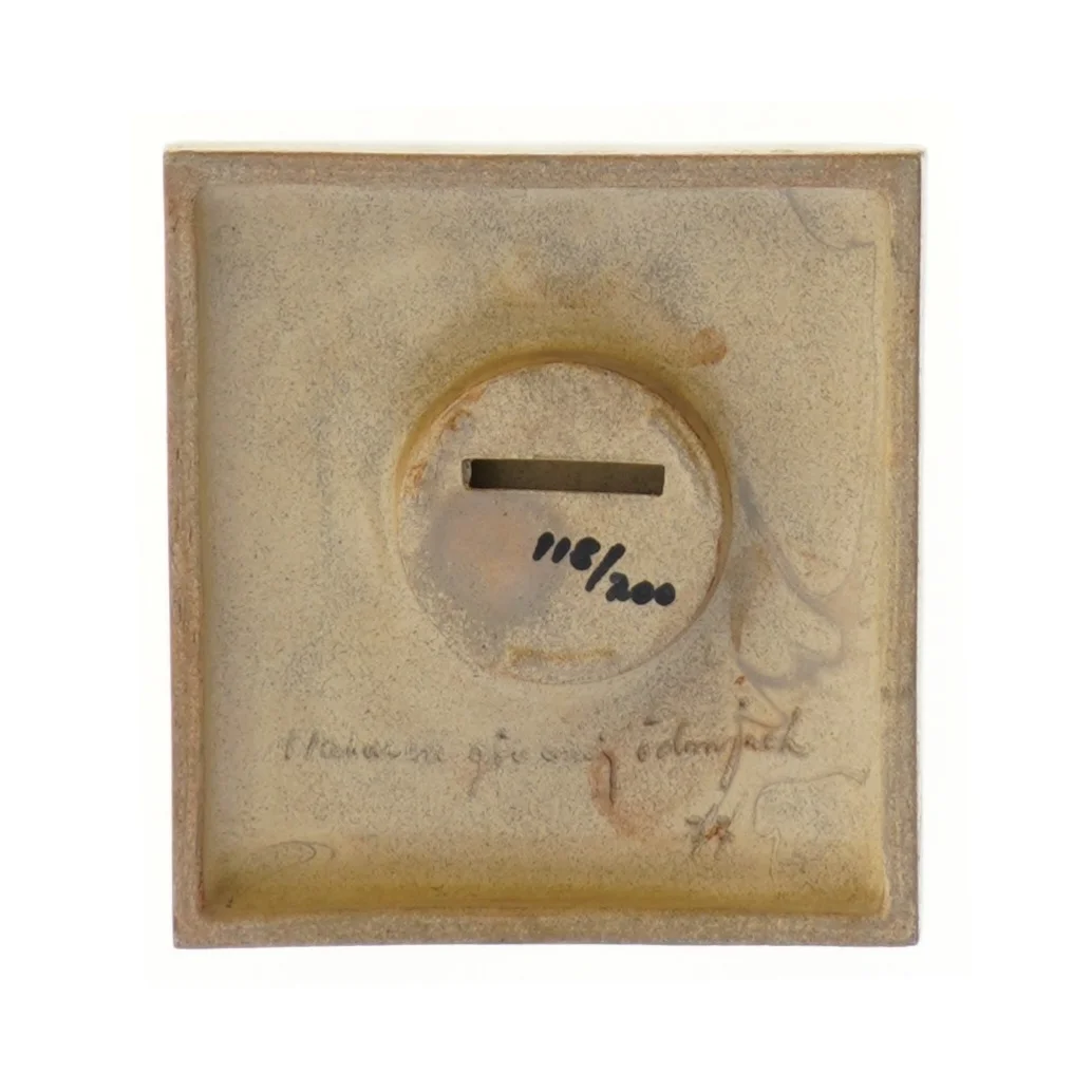 Keramisk relief (str. 16x15 cm)