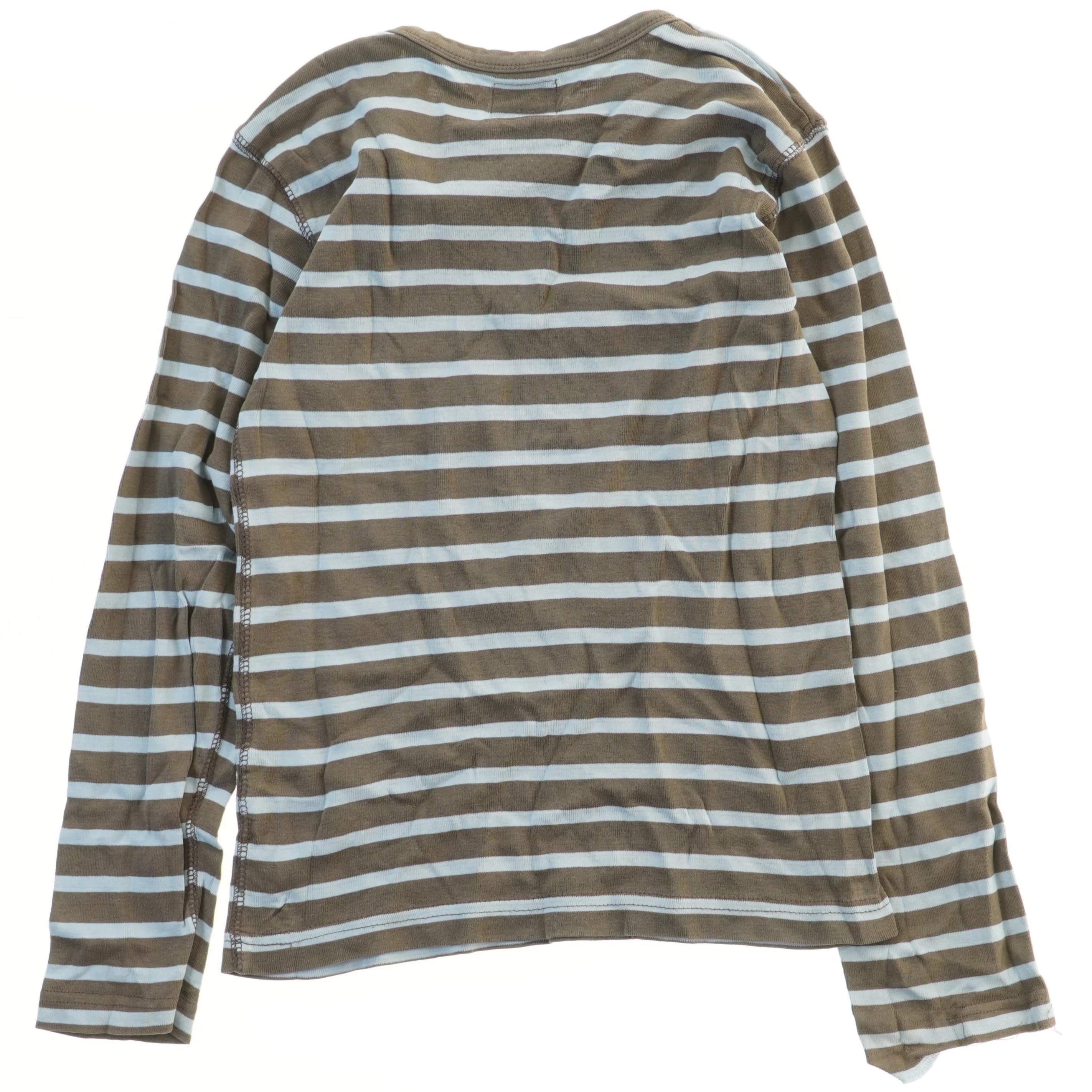 Langærmet stribet trøje fra H&M (str. 146)