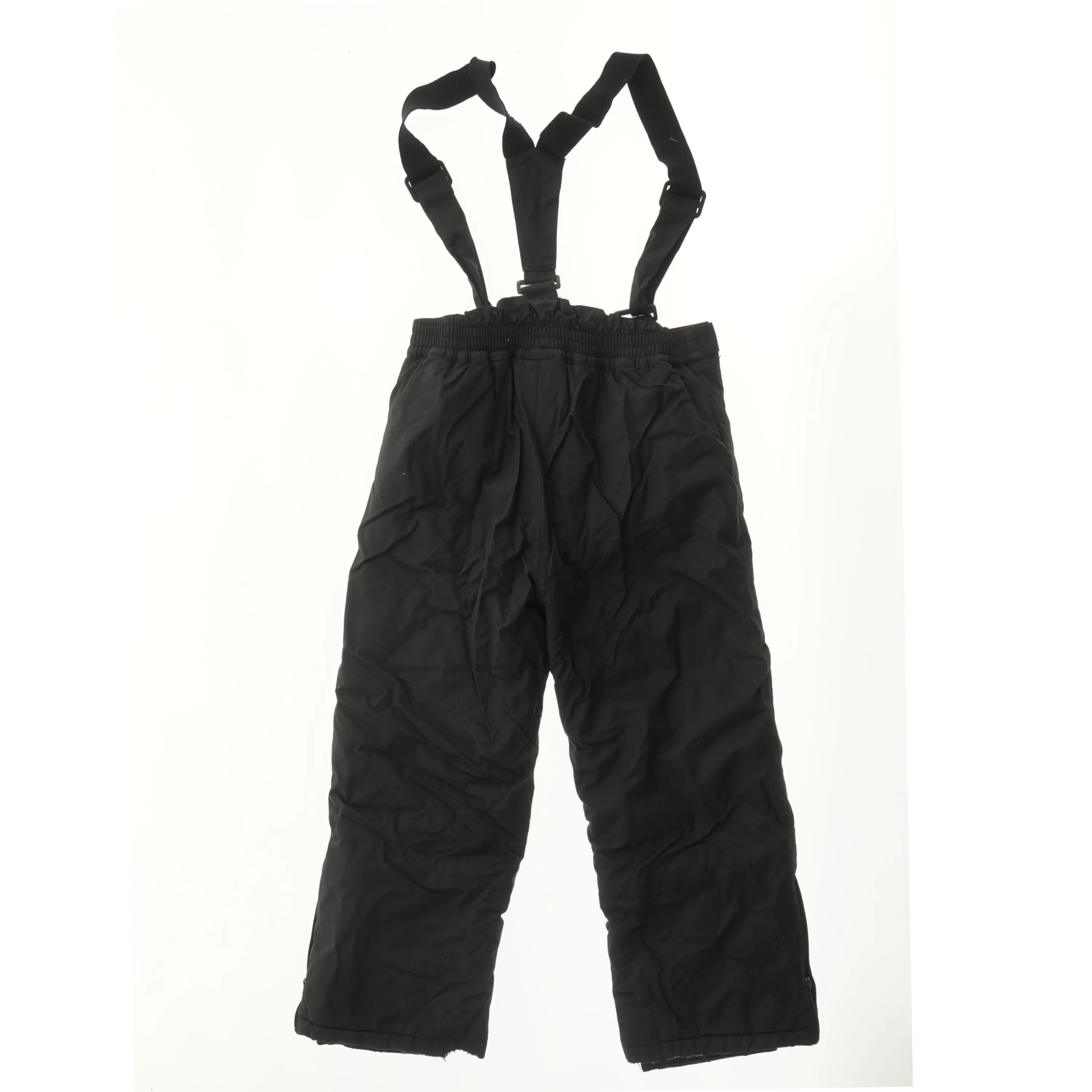 Sorte Color Kids ski/overtræksbukser med seler (str. 134)