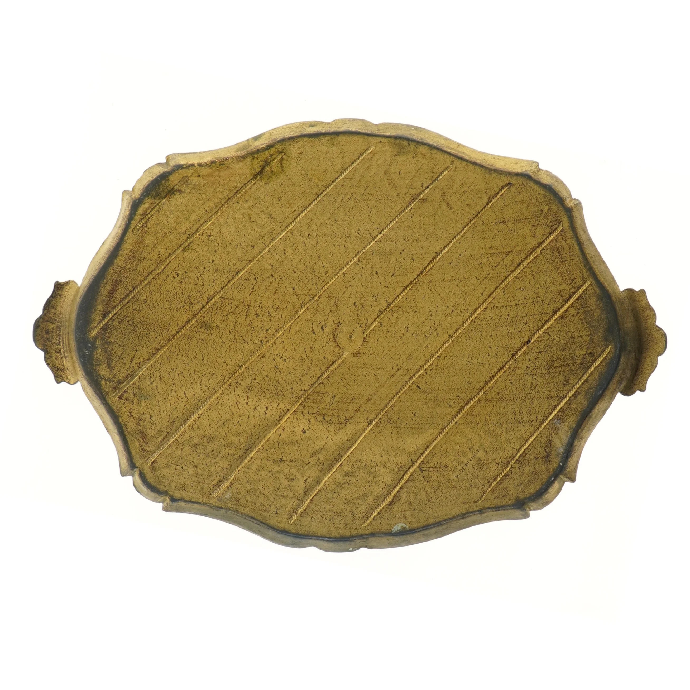 Dekorativ bakke med mønster (str. 51x34,5 cm)