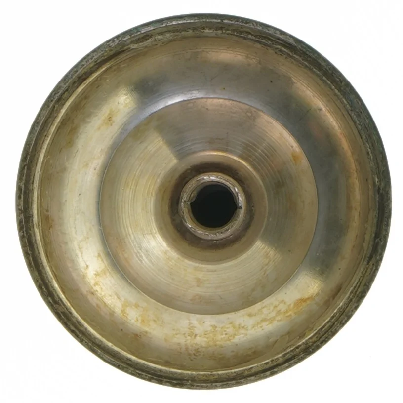 Vintage lysestage i metal (str. 20 cm)