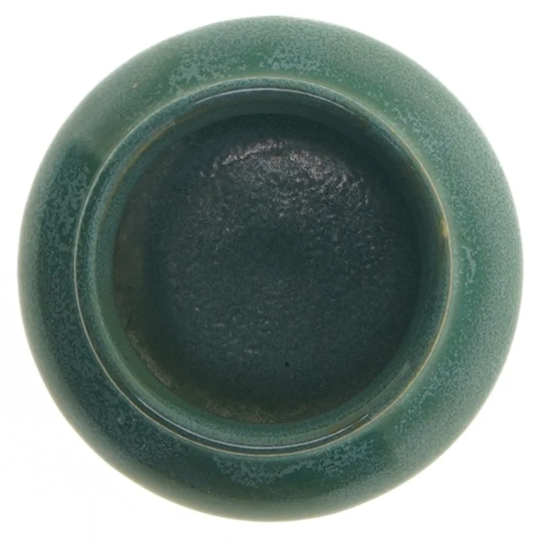 Keramisk skål med blå glasur (str. Ø 9 cm)