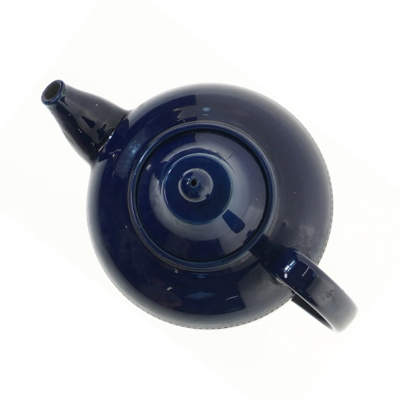 Stor blå tekande (str. Ø 17x14 cm)