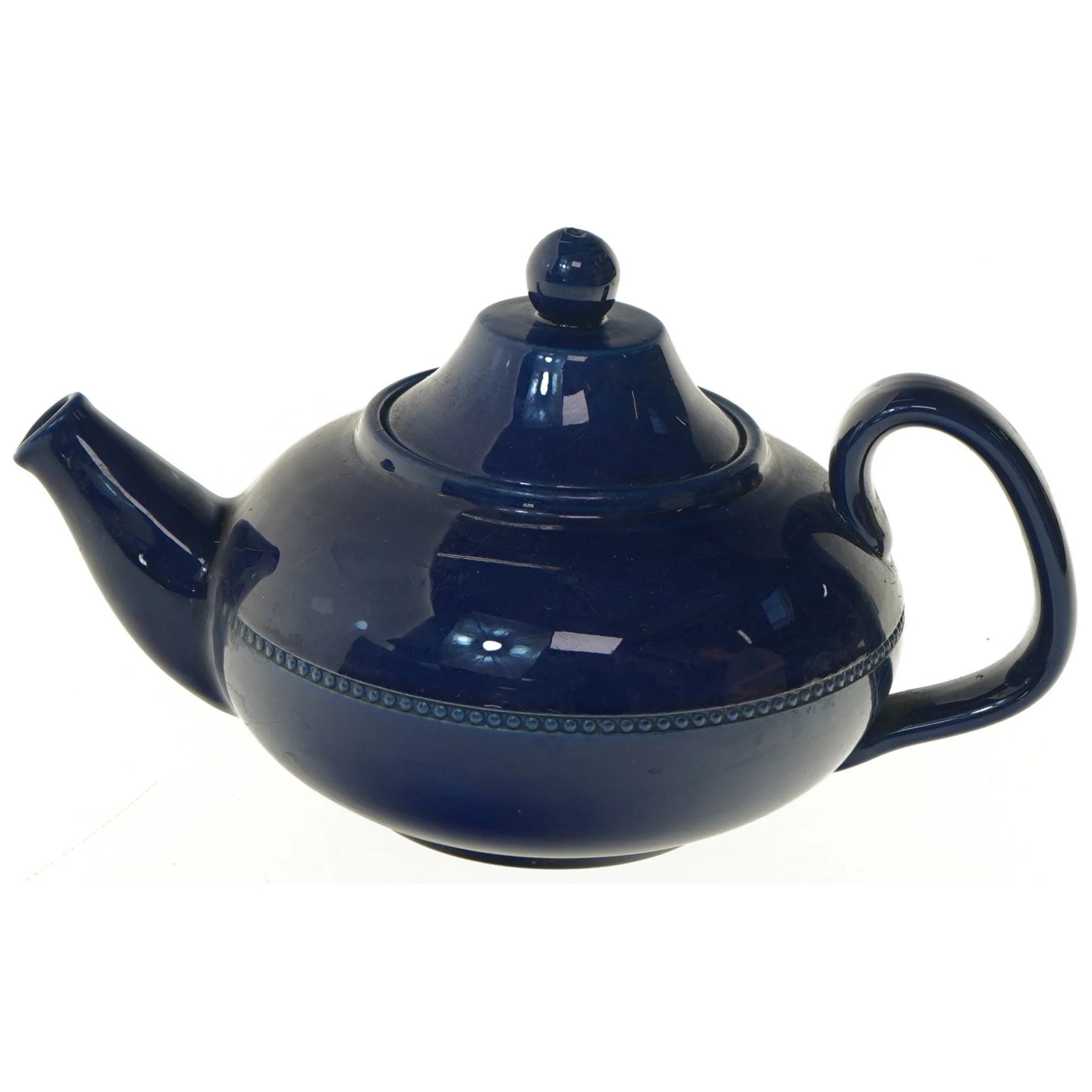 Stor blå tekande (str. Ø 17x14 cm)