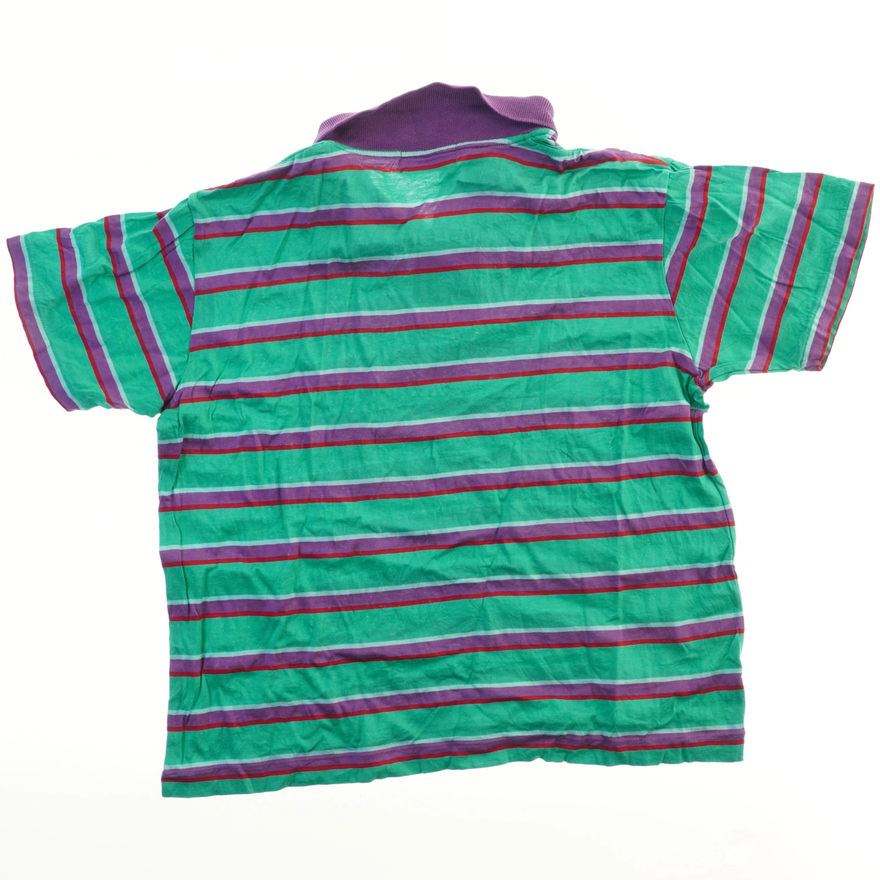 Stribet Polo T-shirt (str. 152)