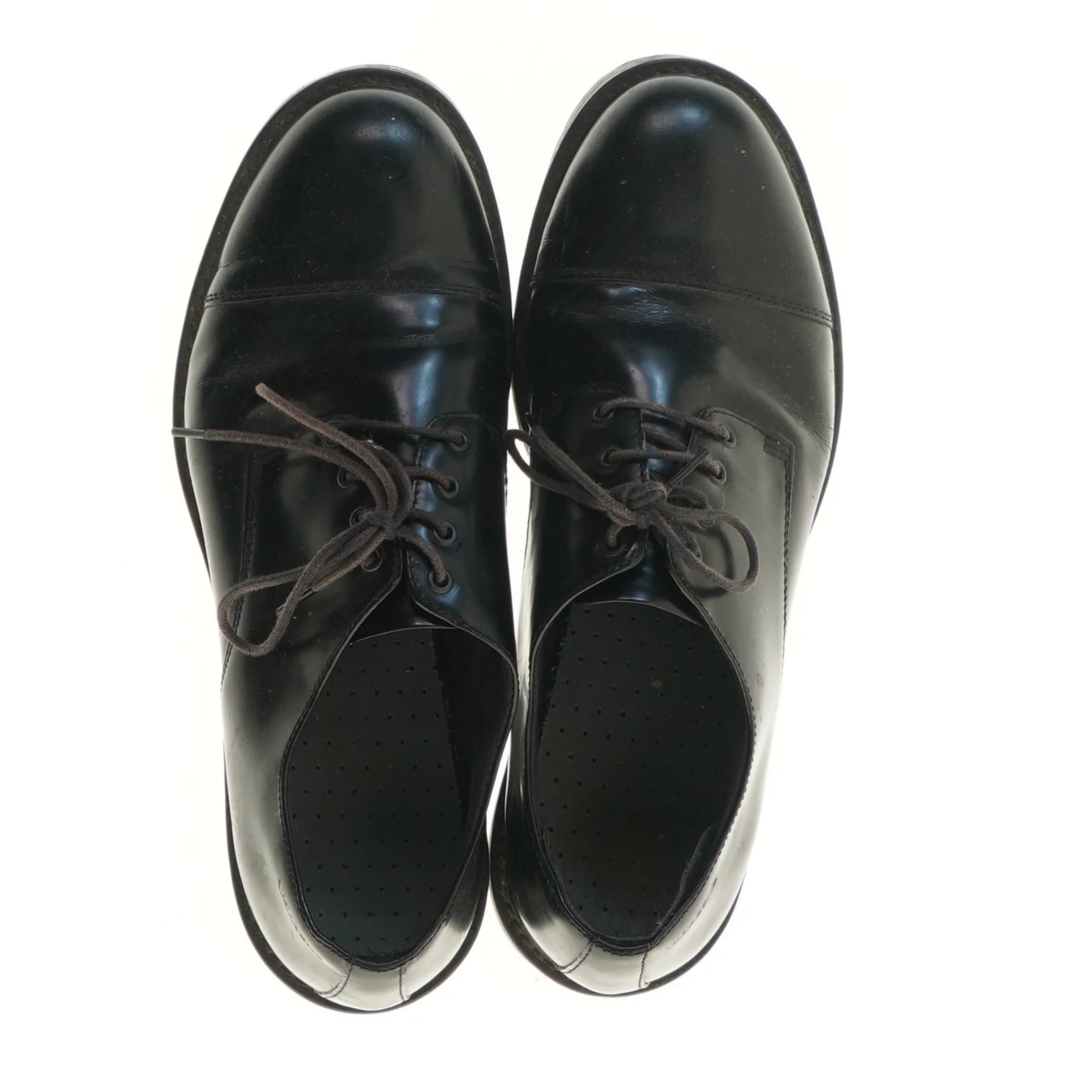 Sorte lædersko fra Vagabond med snørebånd fra Vagabond (str. 41 )