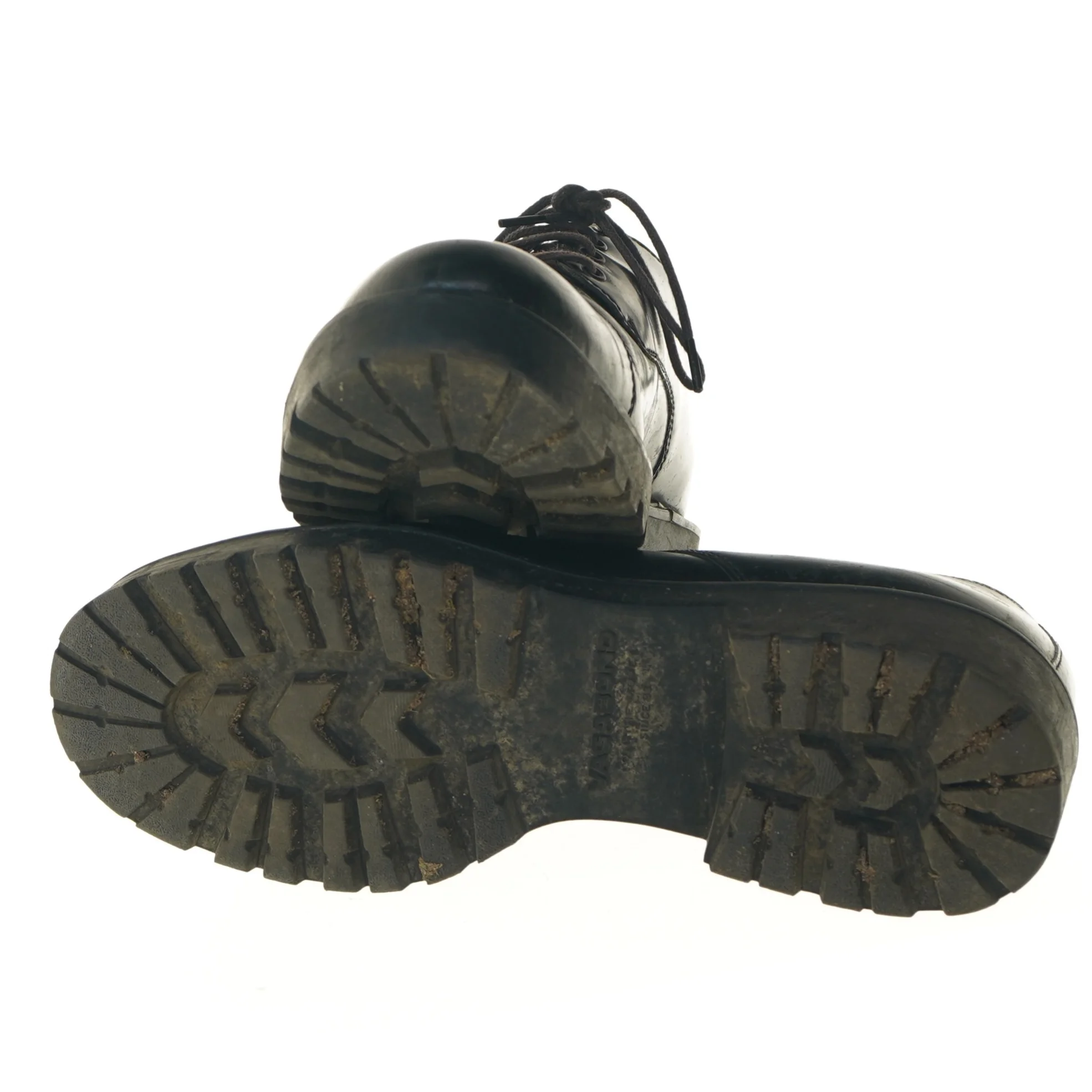 Sorte lædersko fra Vagabond med snørebånd fra Vagabond (str. 41 )