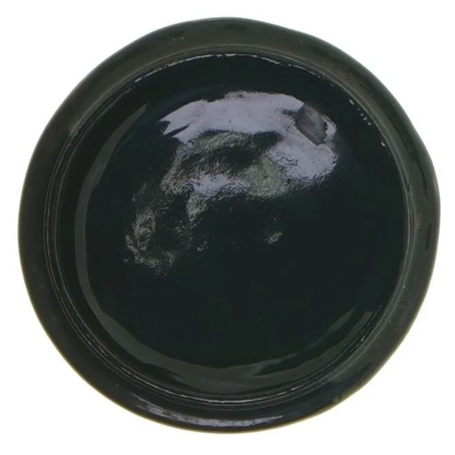 Dekoreret rund æske (str. Ø 7,5 cm)