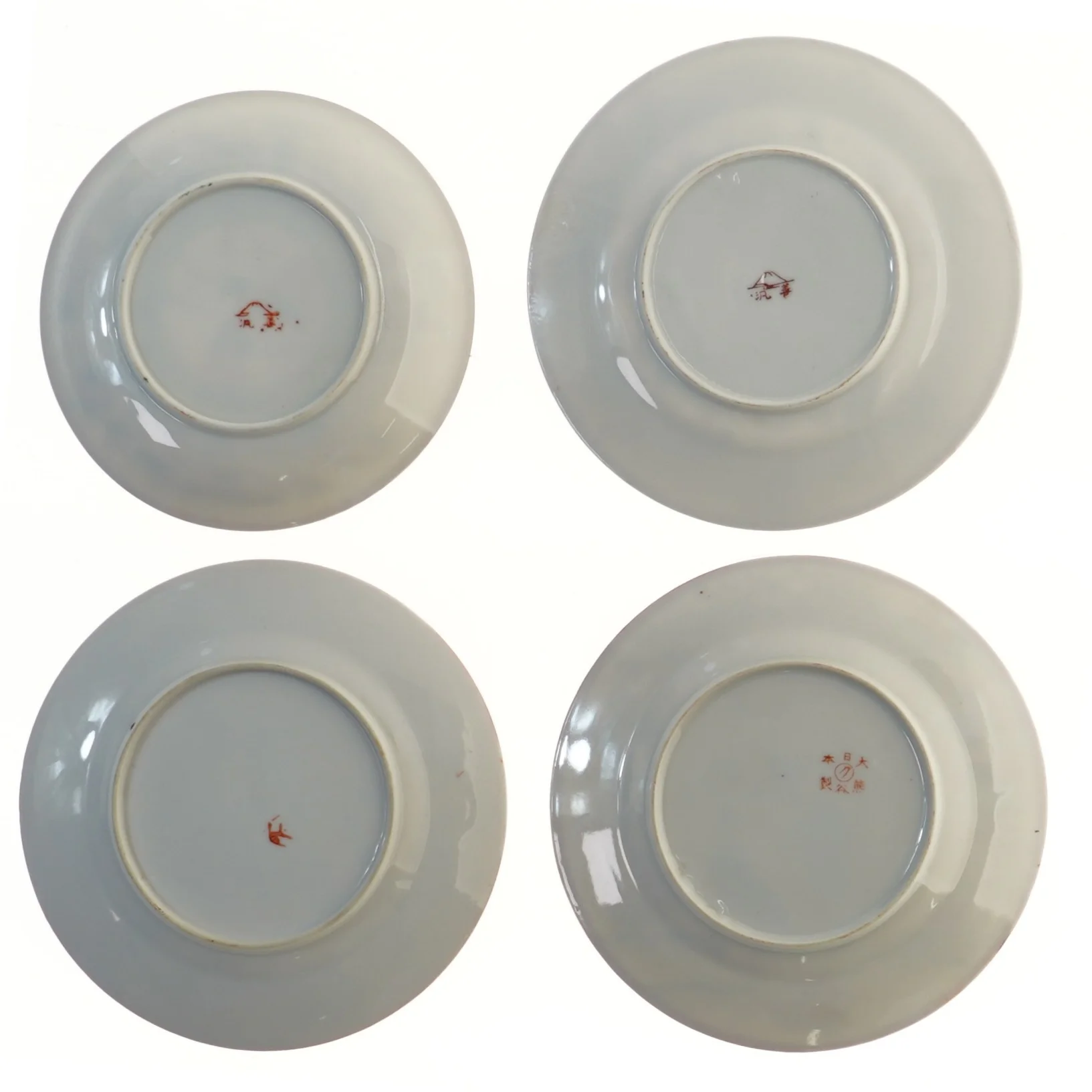 Dekorative porcelænstallerkener (str. Ø 15,5 cm)