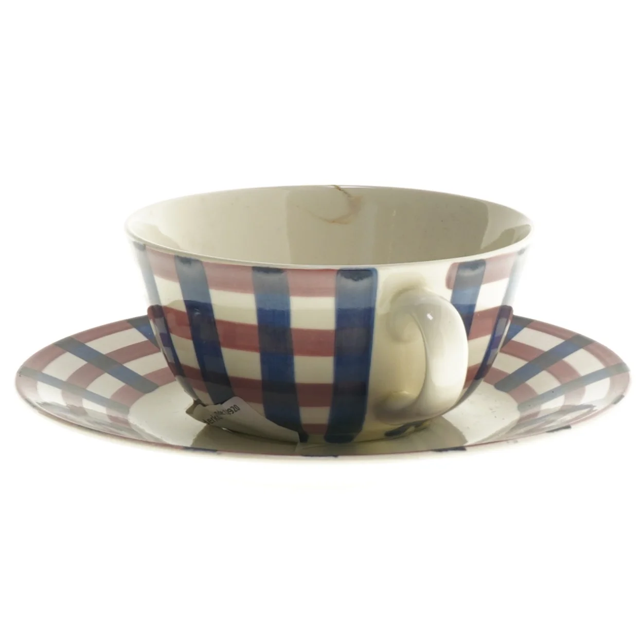 Kop og underkop med mønster fra Søholm (str. Ø 16 cm)