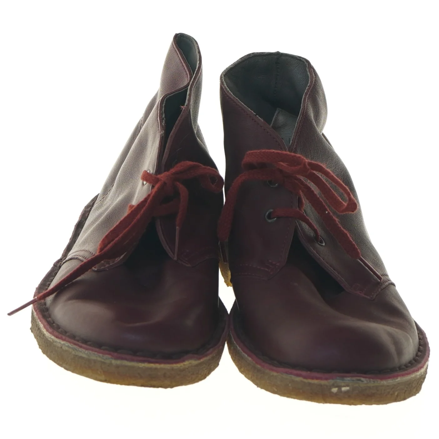 Bordeaux Clarks ørkenstøvler (str. 41 )
