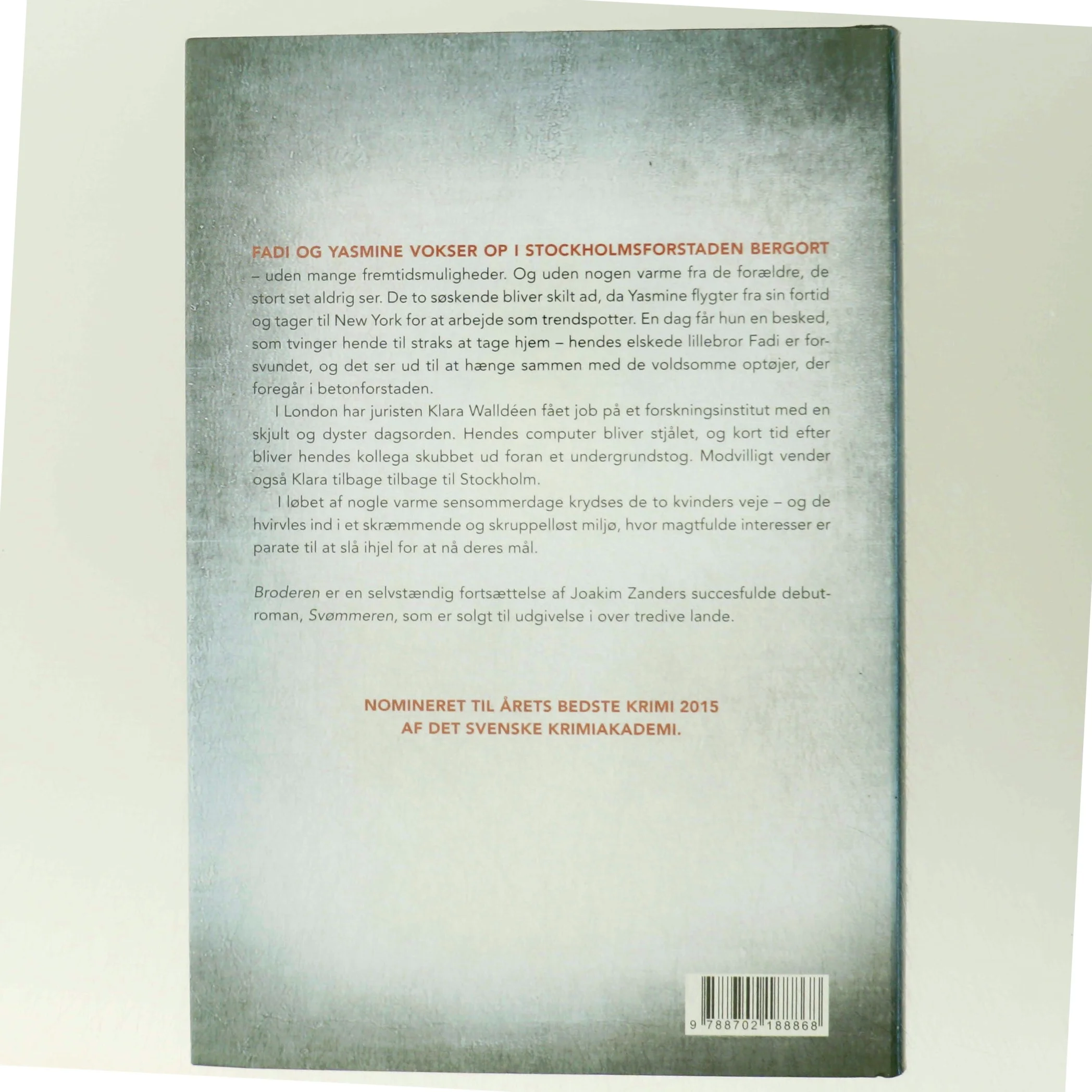 Broderen : spændingroman af Joakim Zander (Bog)