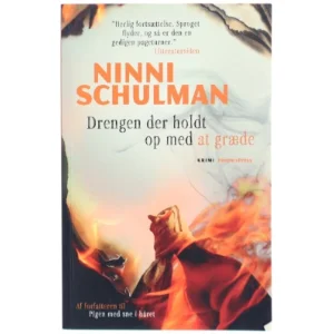 Drengen der holdt op med at græde : kriminalroman af Ninni Schulman (Bog)