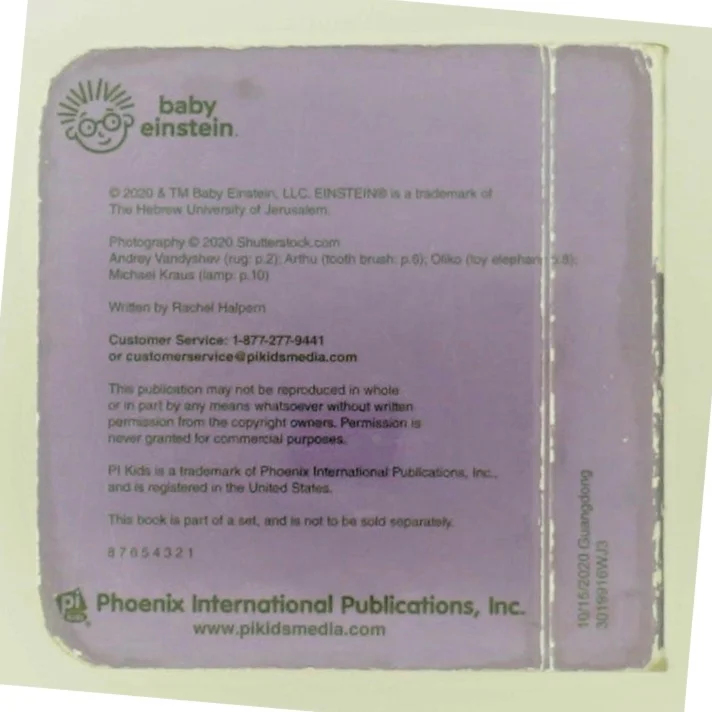Baby Einstein godnat bog fra Baby Einstein