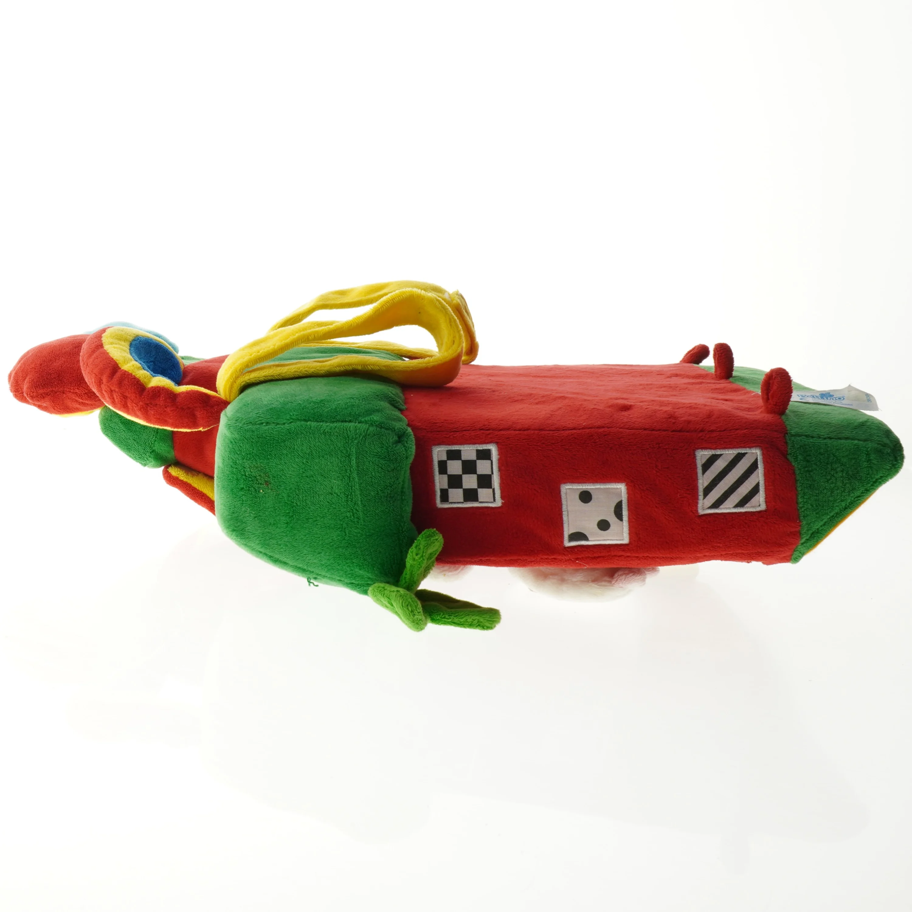 Farverig plystaske til børn fra Bellino (str. 40 x 32 cm)