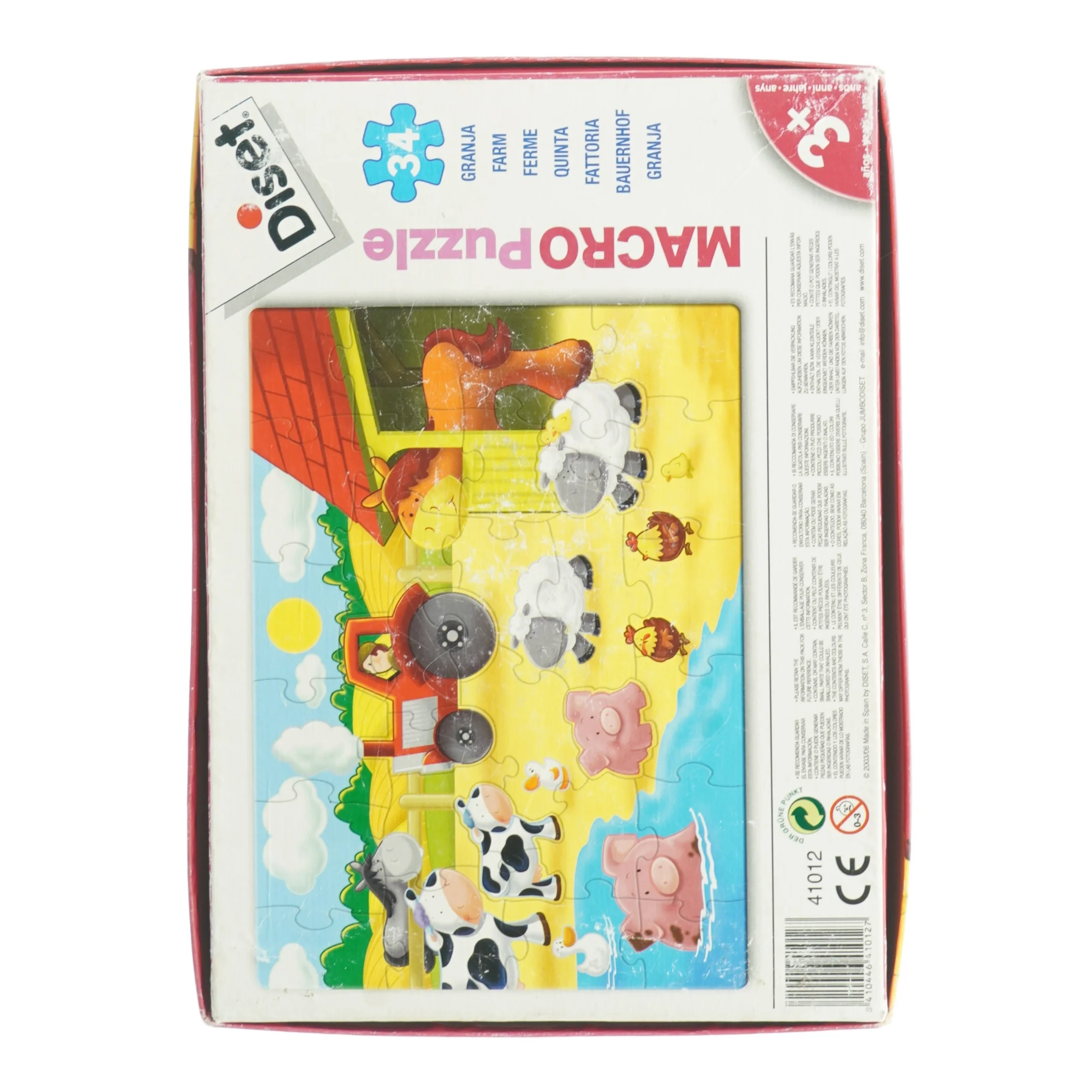 Gulvet puslespil (str. 70x50 cm)