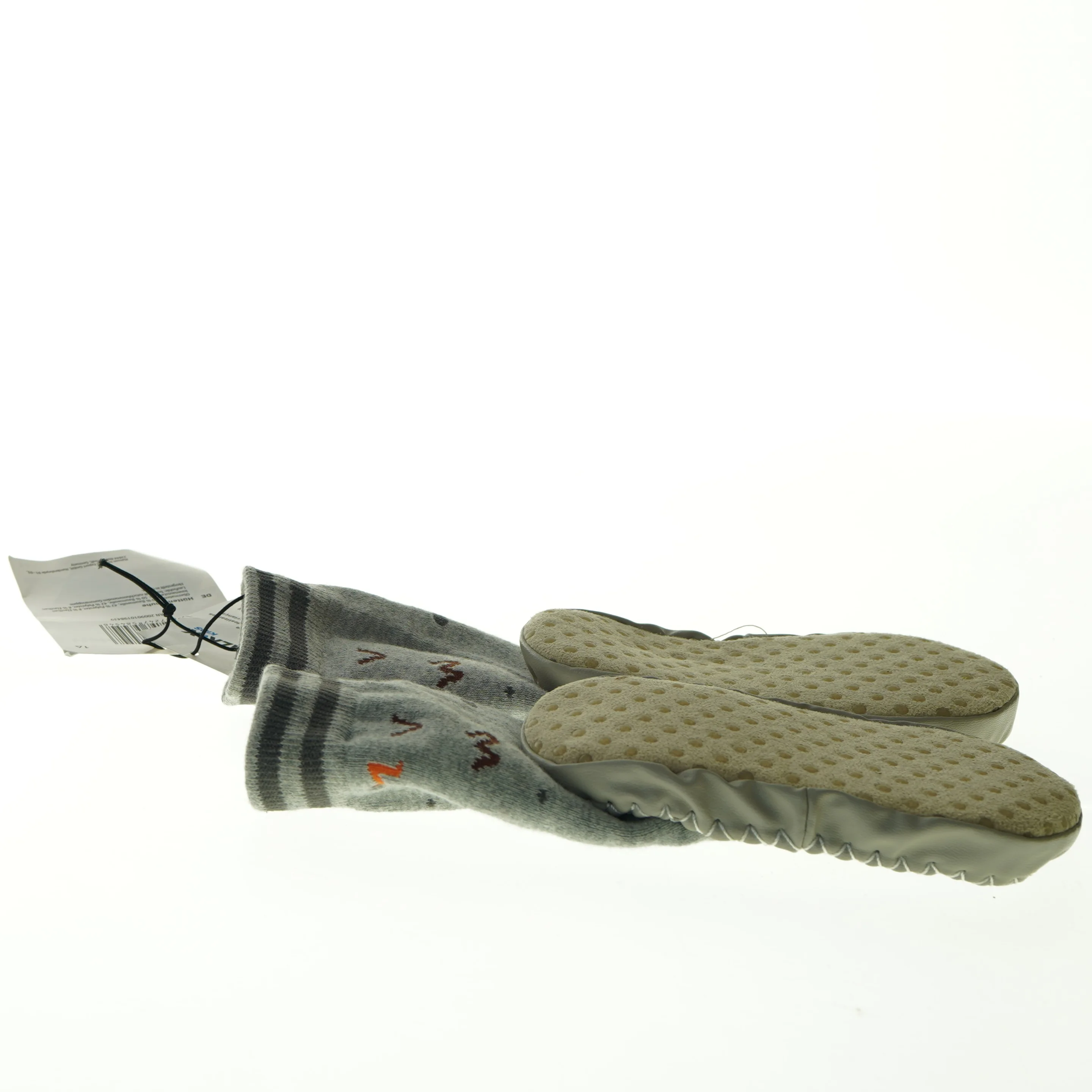 Børne sokker med gummisåler (str. 25)