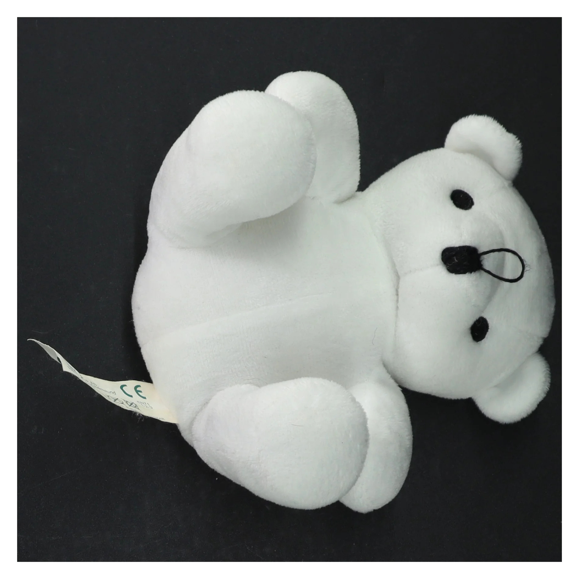 Hvid bamse fra Zoo (str. 15 cm)