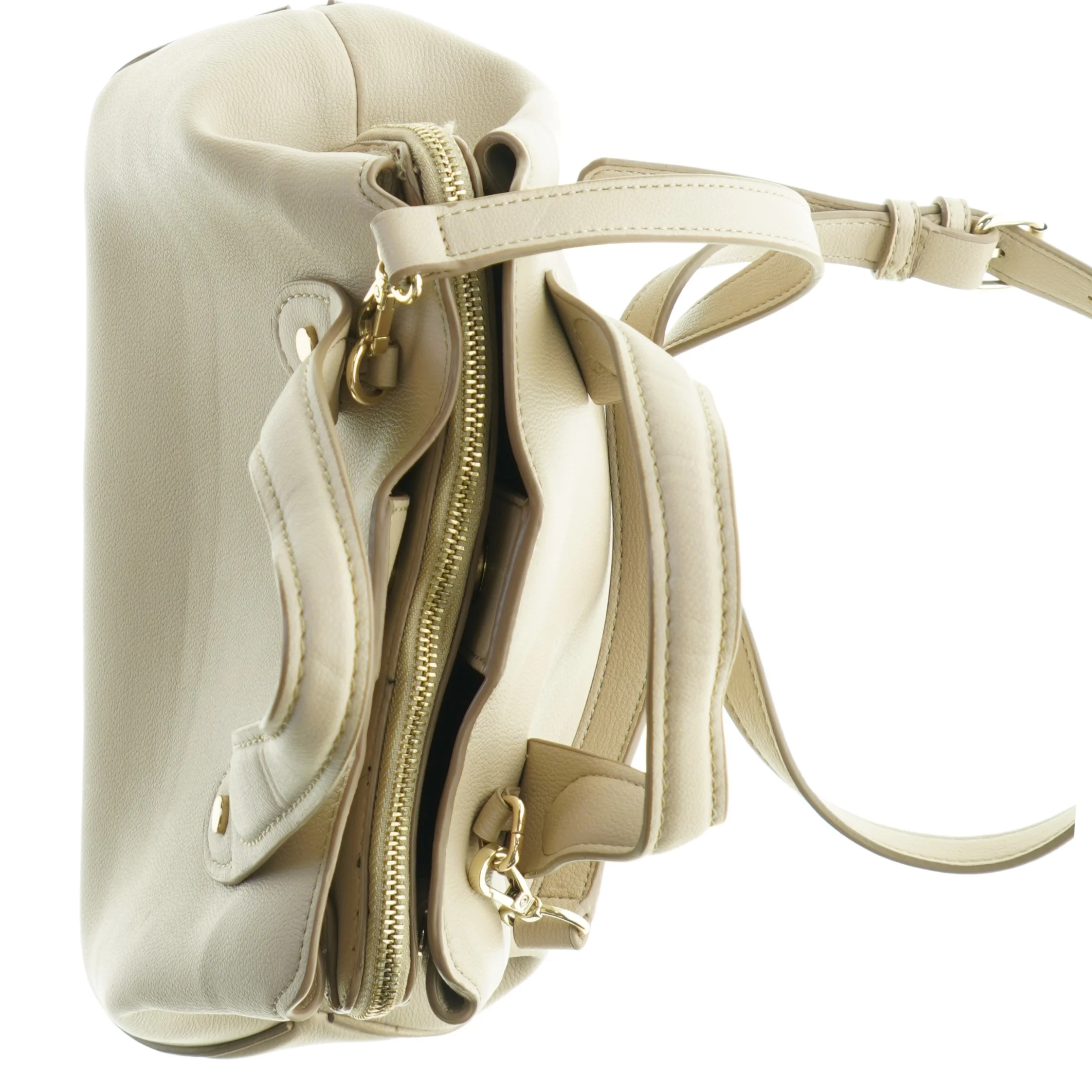 Håndtaske i læder fra Zara (str. 30 x. 24 cm)