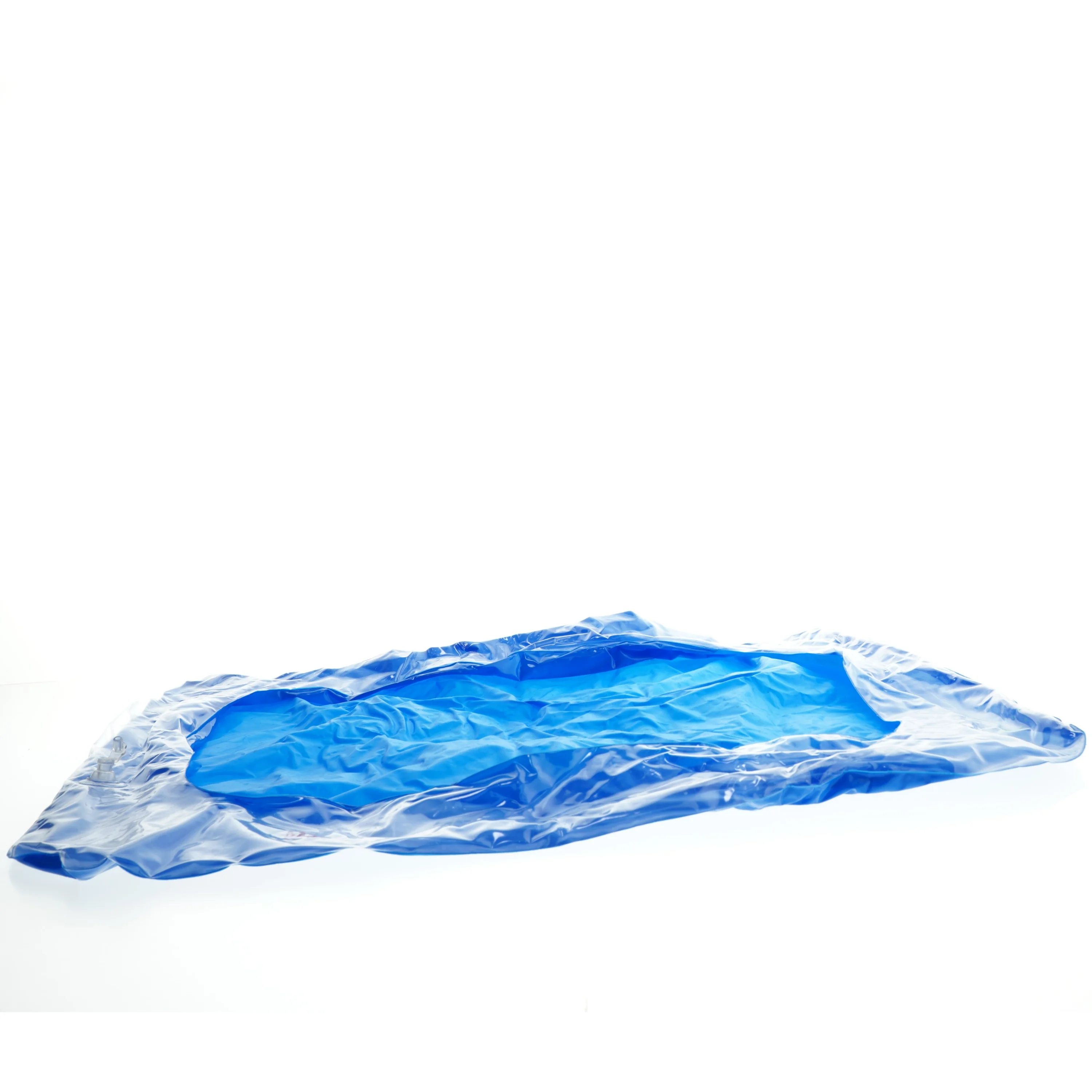 Oppustelig blåt bassin (str. 57 x 45 cm)