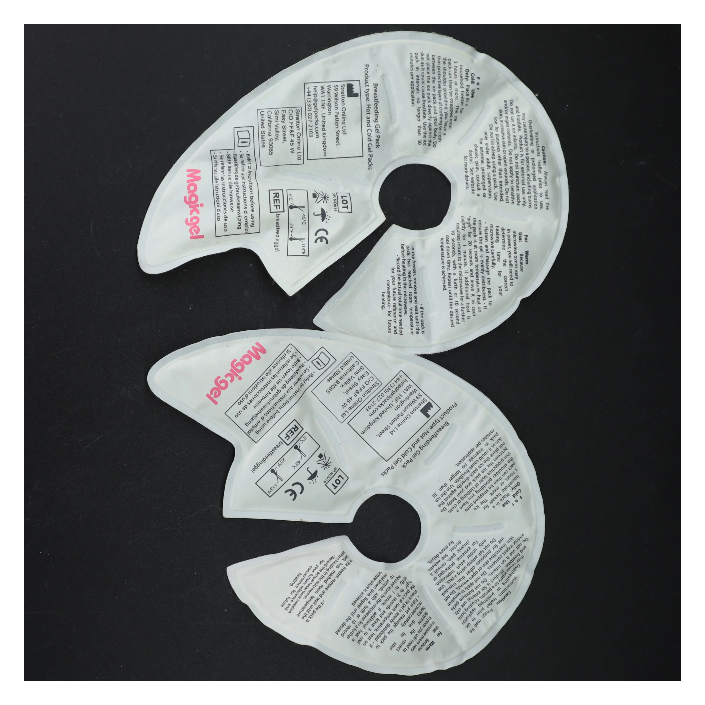 Genanvendelige varmepuder