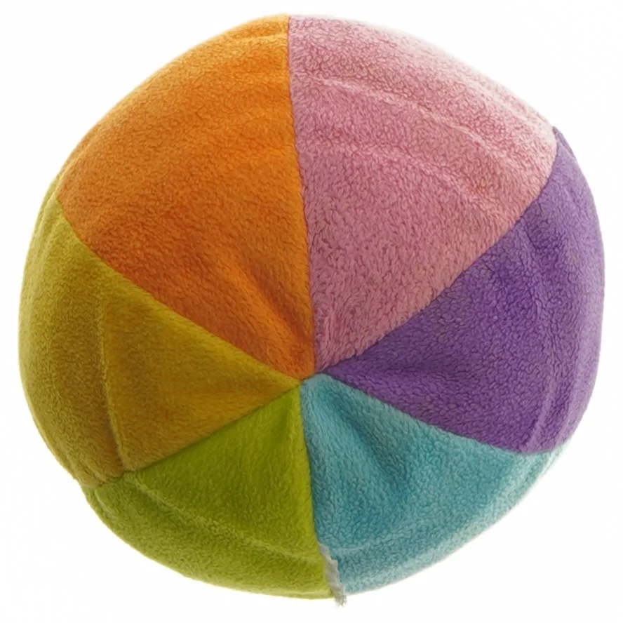 Farverig blød bold