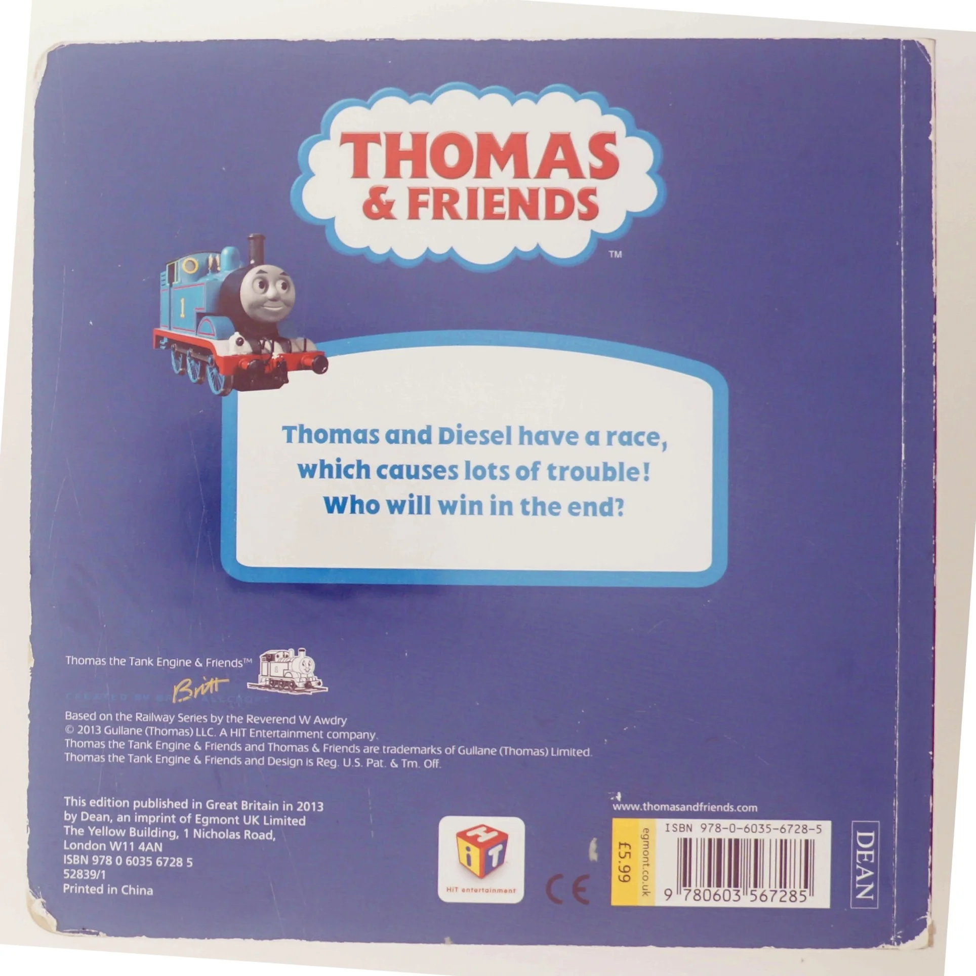 Thomas & Friends-bog fra Egmont