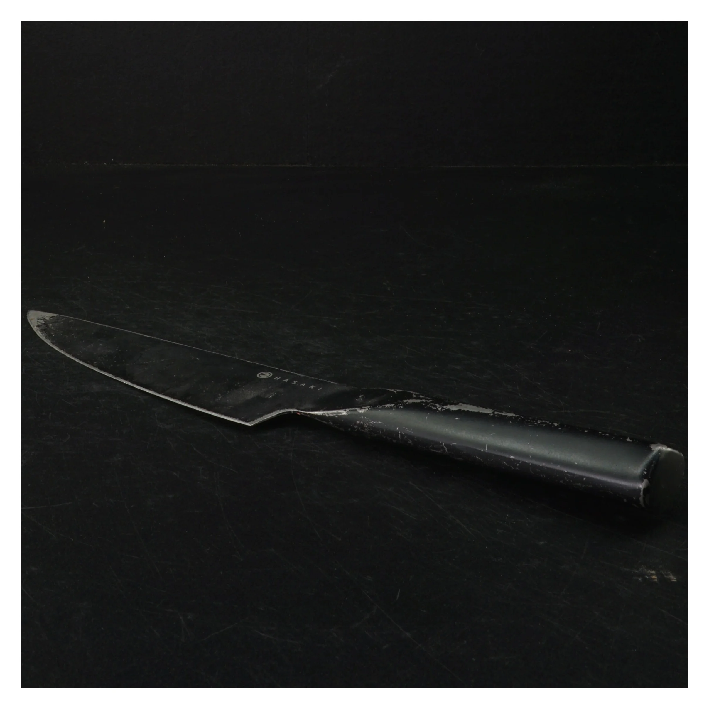 Brugt kokkekniv fra Hasaki (str. 31,5x4,5 cm)