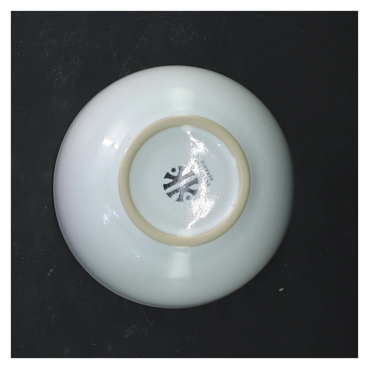 Sæt af keramiske skåle fra Knabstrup (str. Ø 25 og 20,5 og 15,5 og 10 cm)