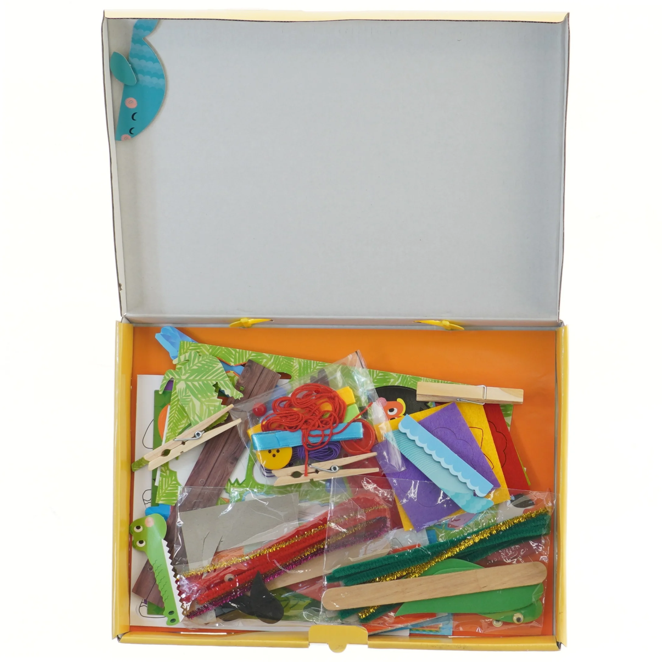 Papir kreativitetsæt til børn (str. 30x22 cm)