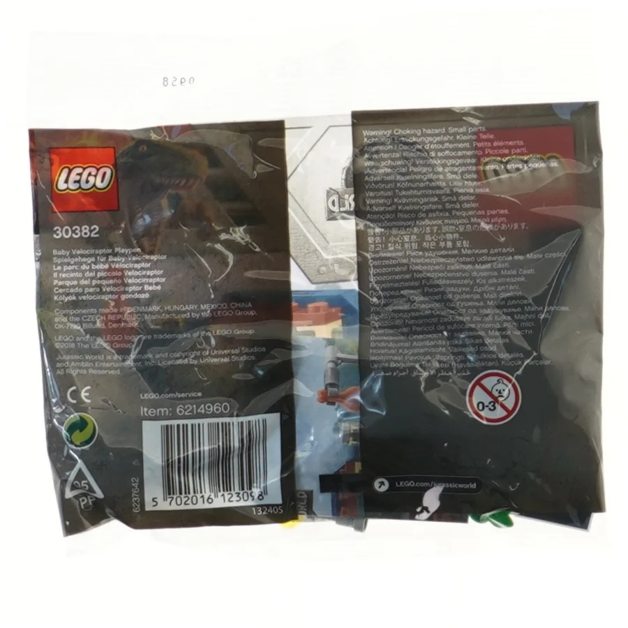 LEGO Jurassic World Baby Velociraptor Playpen fra Lego