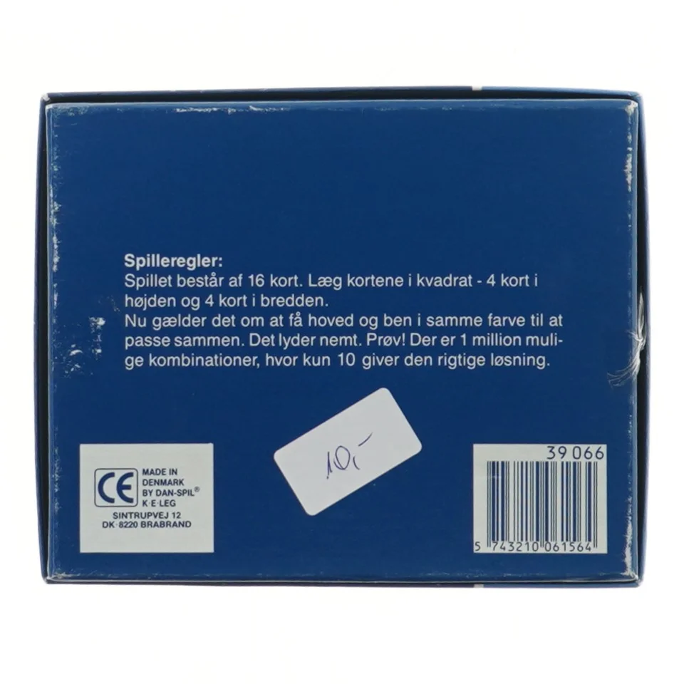 Professor Spillet fra Danspil (str. 17x14 cm)