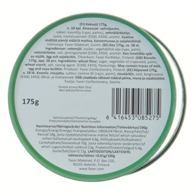 Moomin kagedåse fra Moomin (str. Ø 11 cm længde 14 cm)