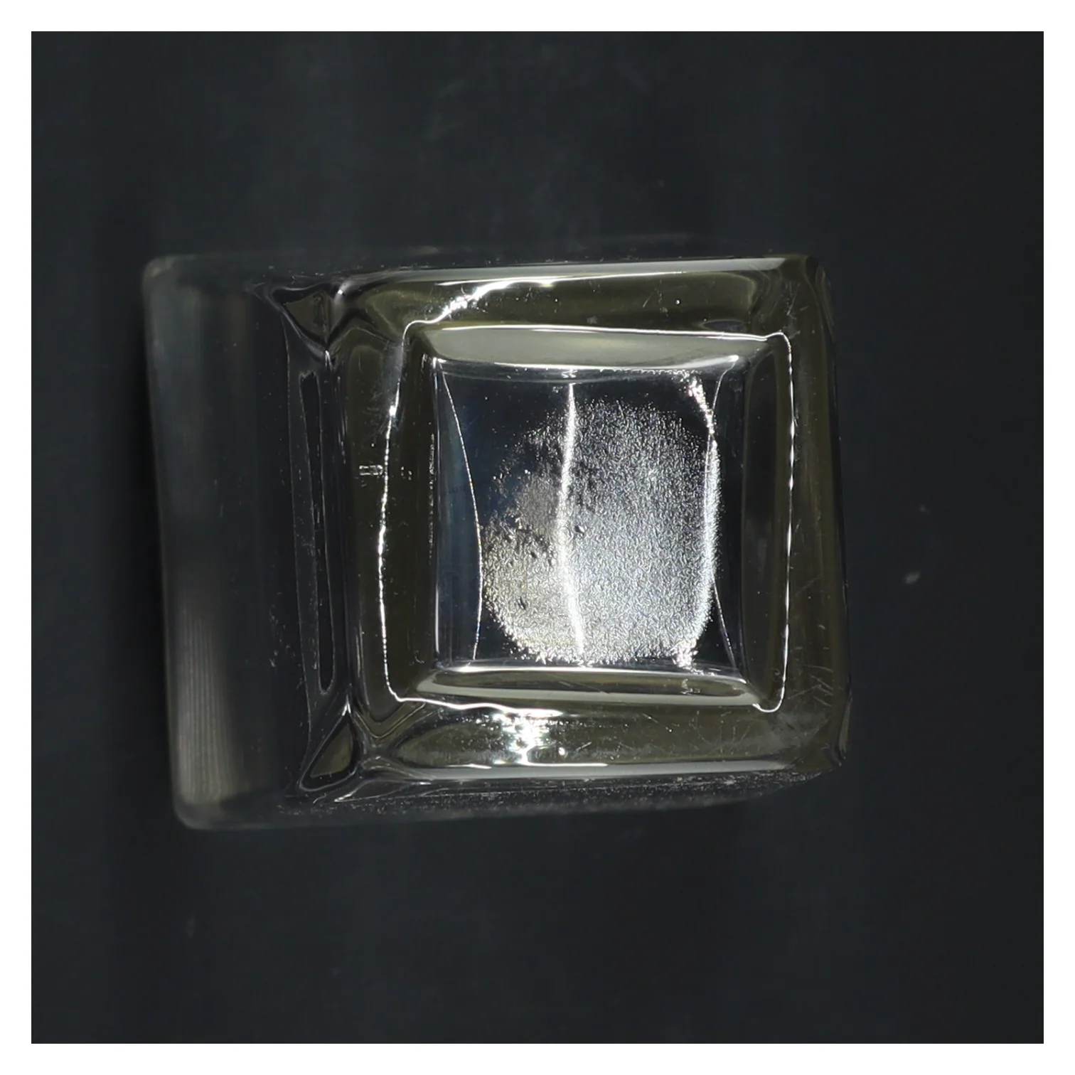 Rektangulær glasvase (str. 23,5 cm)