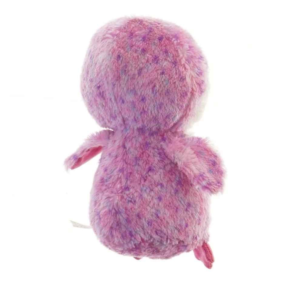 TY lyserød plyspingvin bamse - GLIDER (str. 17 cm)