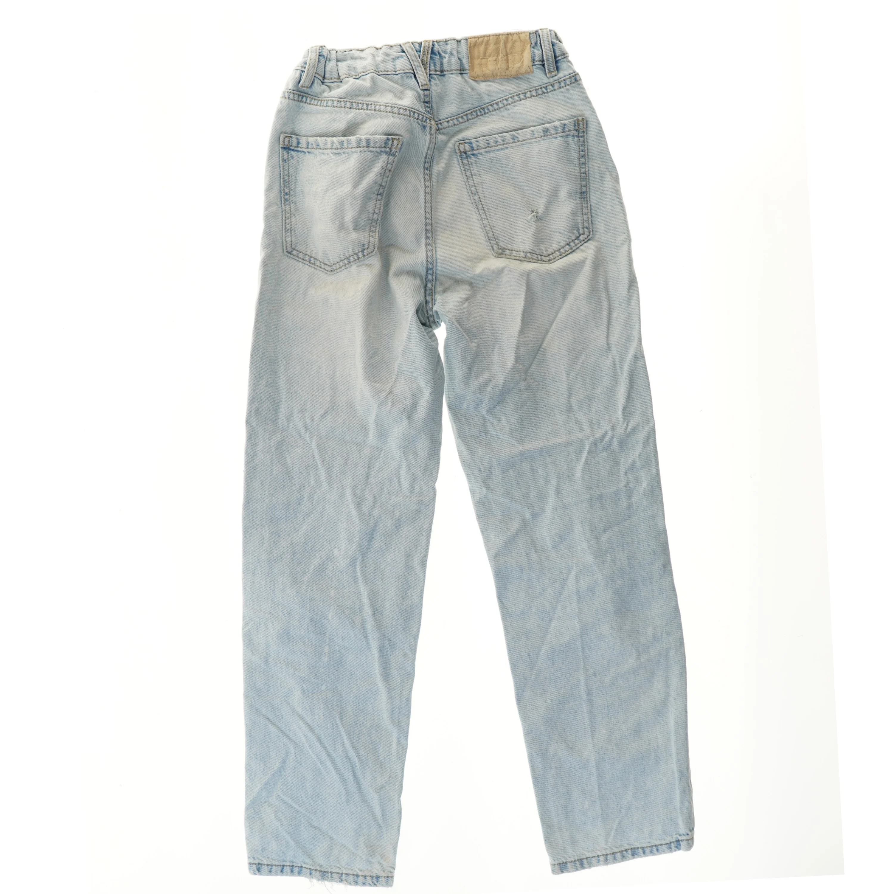 Lyseblå jeans med elastik i taljen fra Zara (str. 164)
