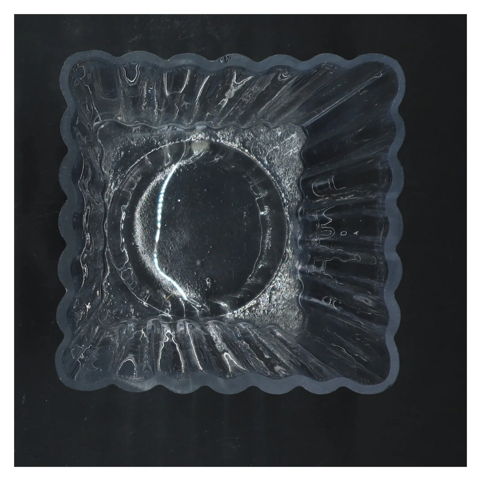 Glasvase (str. 12x11x11 cm)