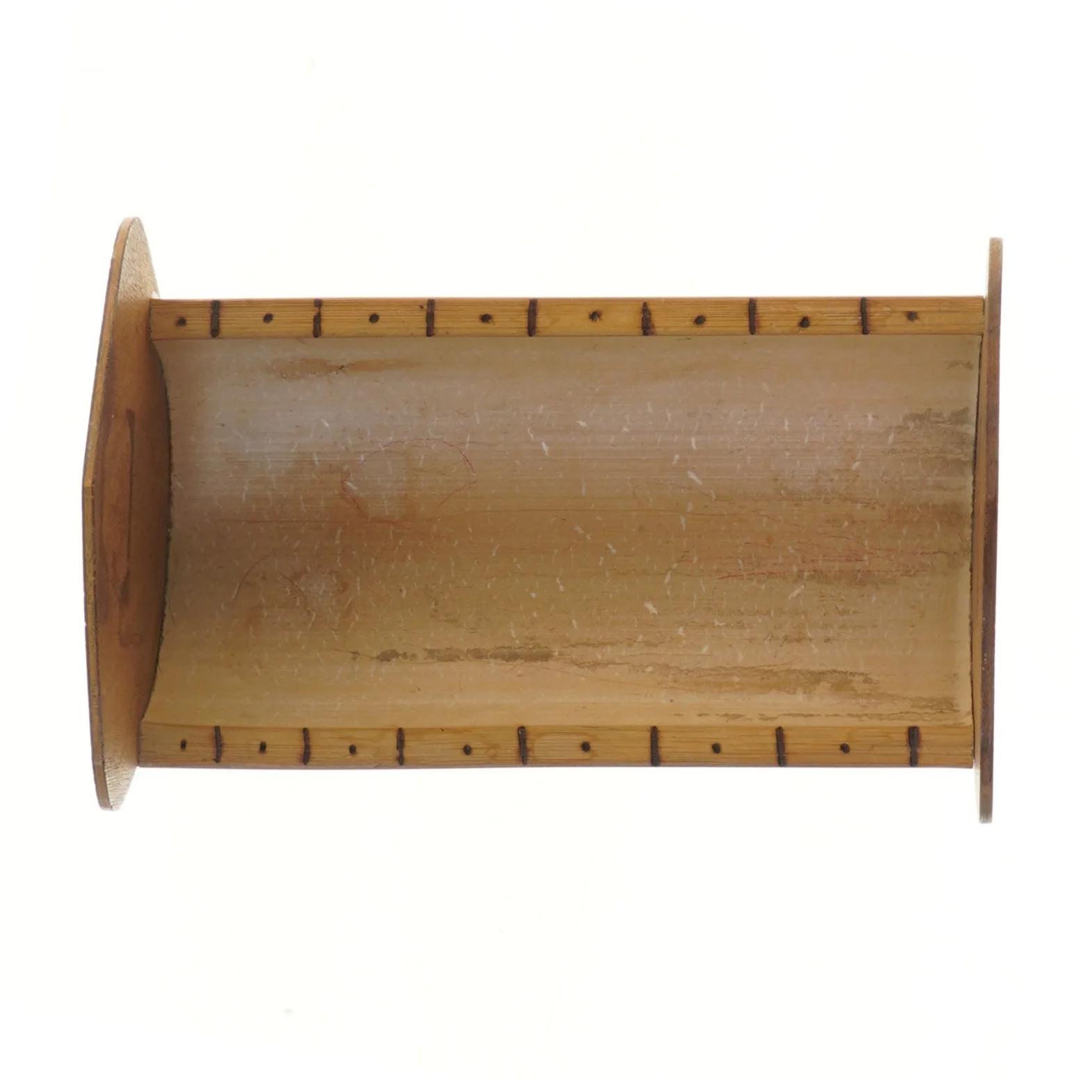 Træ vugge til små dukker eller bamser (str. 25x14 cm)