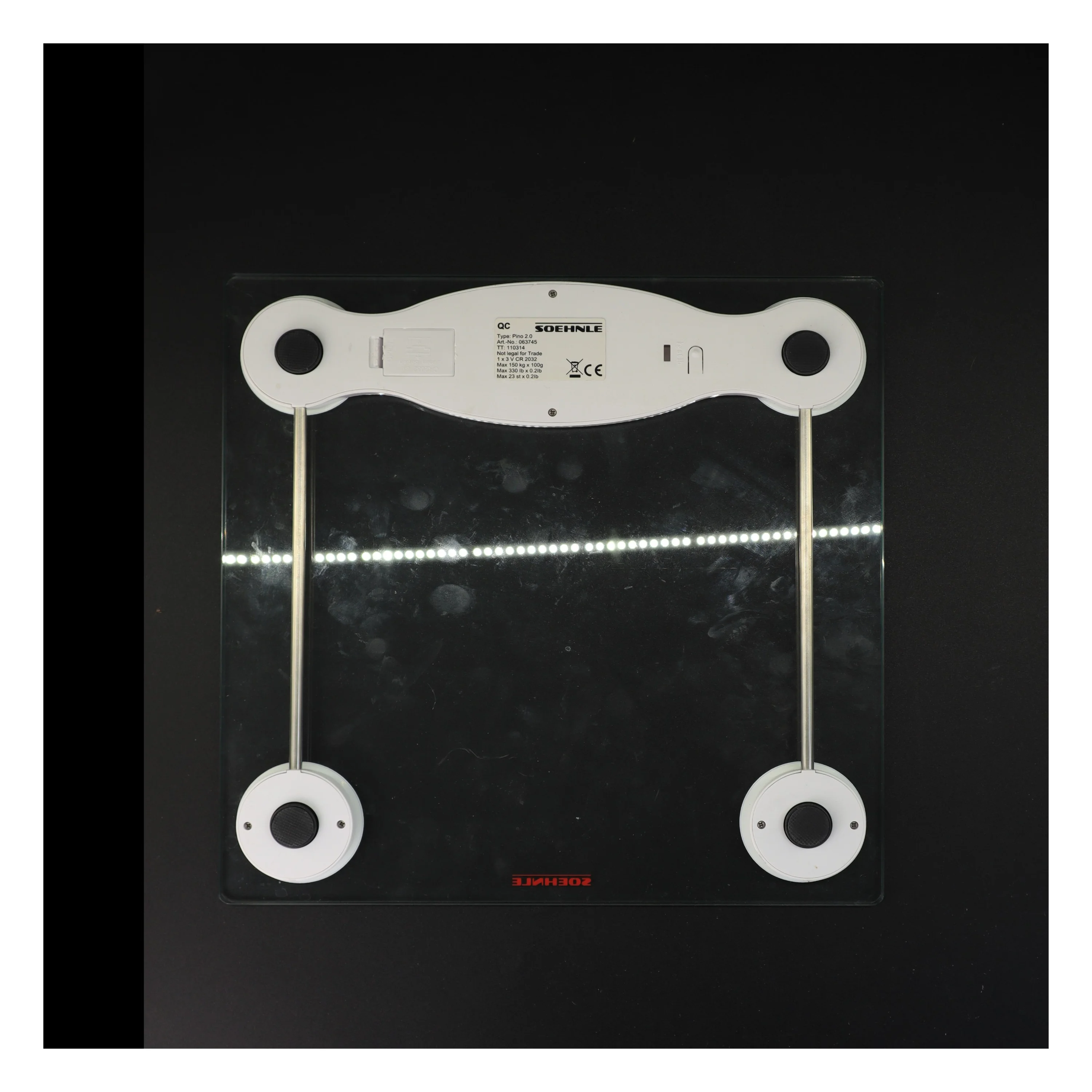 Personvægt Pino 2.0 fra Soehnle (str. 30 x 31 cm)