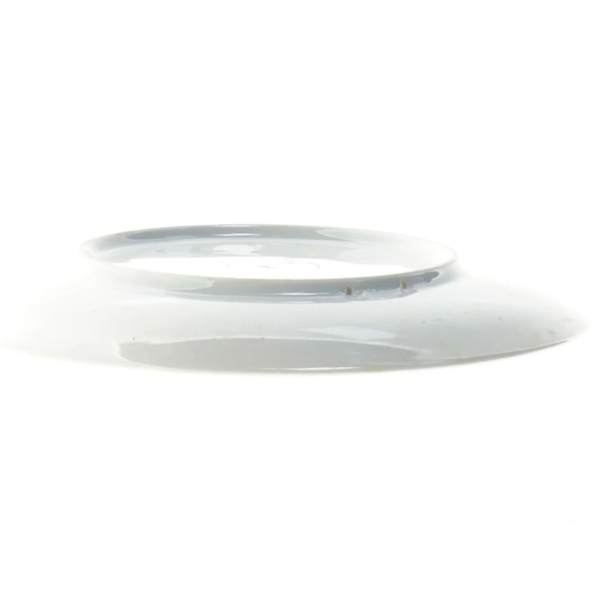 Porcelæsnplatte "Farre Kirke" fra Svane porcelæn (str. Ø 19 cm)