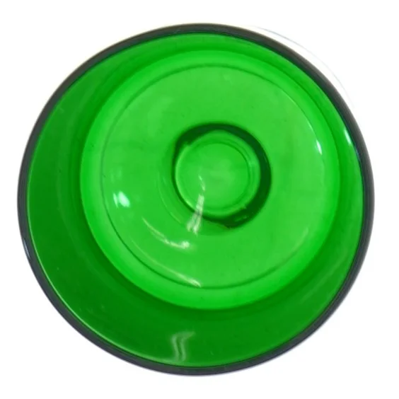 Grønt glas (str. H. 10 cm ø. 6 cm)