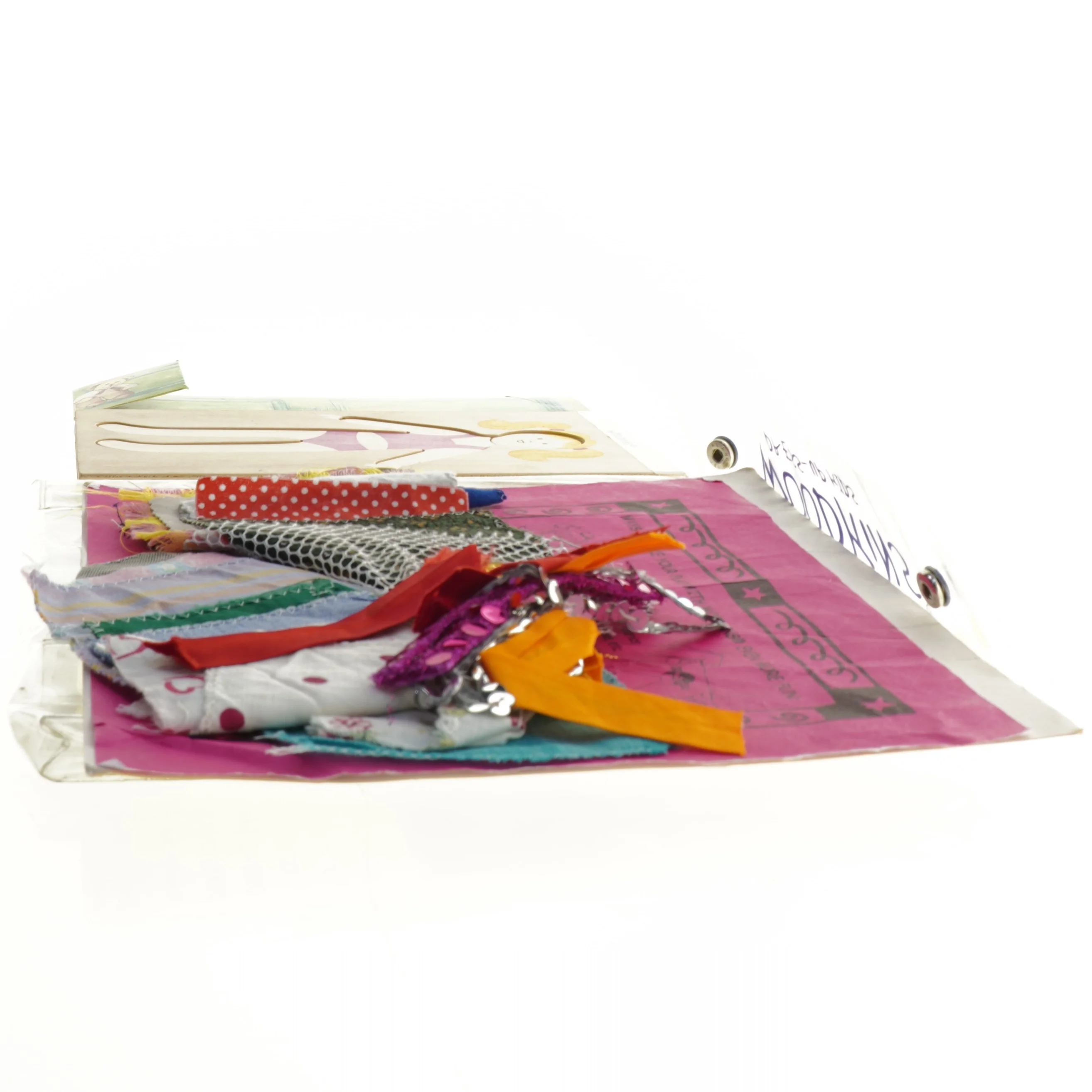 Dukketøj og tilbehørssæt fra Woodkins (str. Bræt 22,5 x 12,5 cm)